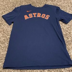 The Nike tee: An Astros shirt.
